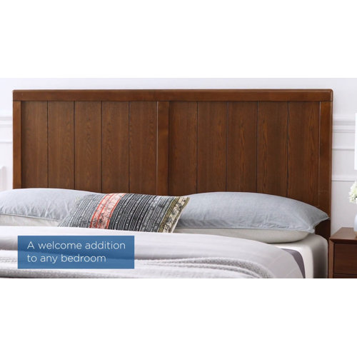 Elegant Wooden Headboard For A Cozy Bedroom